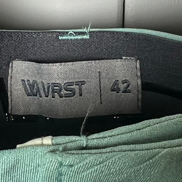 VRST Men's Flat Front Golf Shorts Pale Green Size 42 NEW - Picture 3 of 8